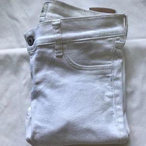 Abercrombie White Skinny Jeans